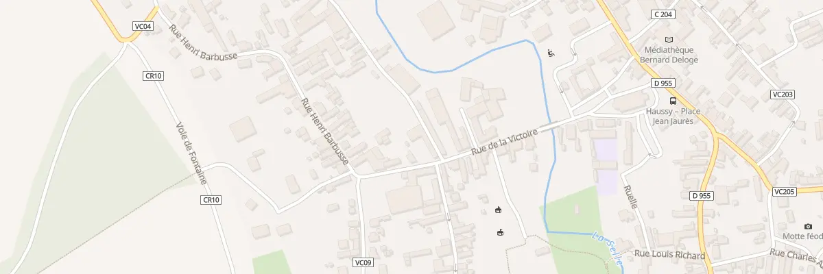 Plan du 10 Rue de la Victoire à Haussy
