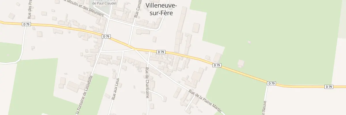 Plan du 4 Rue de la Cense à Villeneuve-sur-Fère