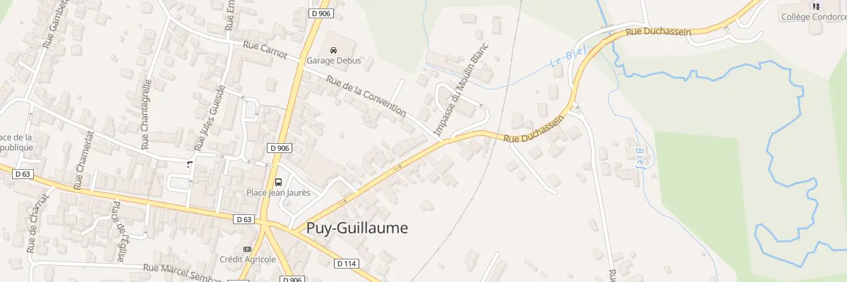 Plan du 23 Rue Duchassein à Puy-Guillaume