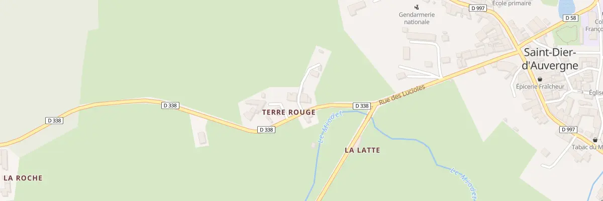 Plan du 176 Rte Estandeuil à Saint-Dier-d’Auvergne