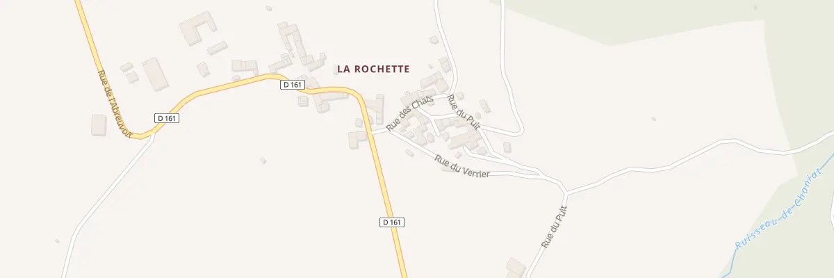 Plan du 5074 La Rochette à Chaniat