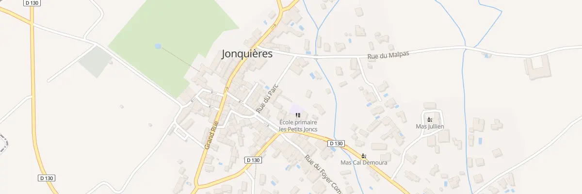 Plan du 4T Rue du Parc à Jonquières