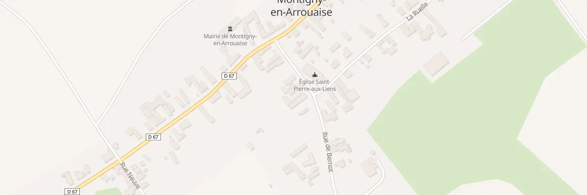 Plan du 8 Rue de Bernot à Montigny-en-Arrouaise