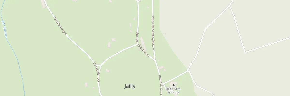 Plan du 43 La Martinerie à Jailly