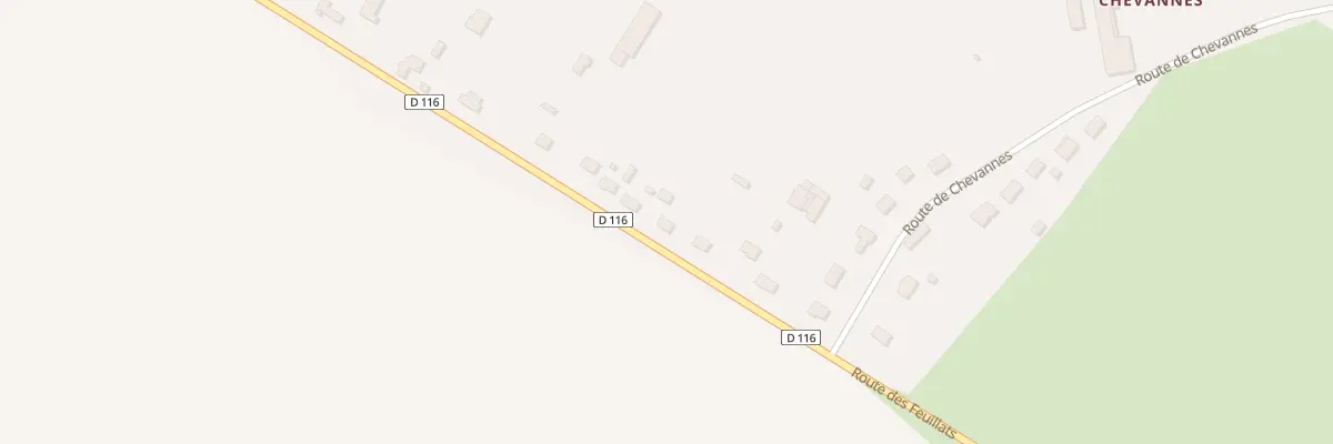 Plan du 80 Rte des Feuillats à Decize