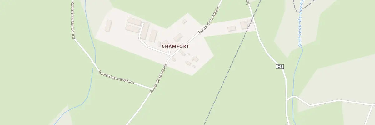 Plan du 5020 Champfort à Limons