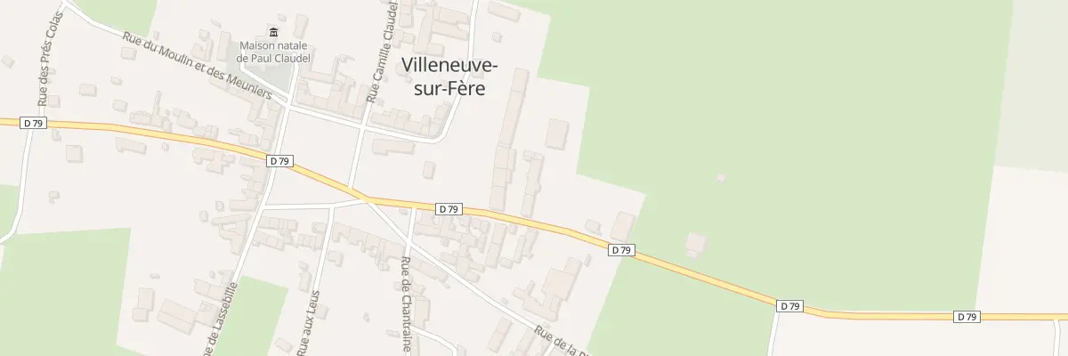 Plan du 7 Rue de la Cense à Villeneuve-sur-Fère