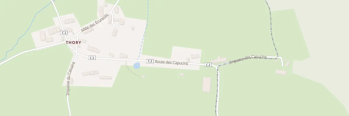 Plan du 54 Thory à Bussy-la-Pesle