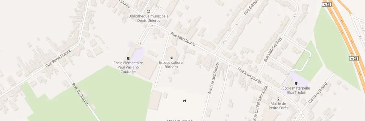 Plan du 40 Rue Jean Jaures à Petite-Forêt