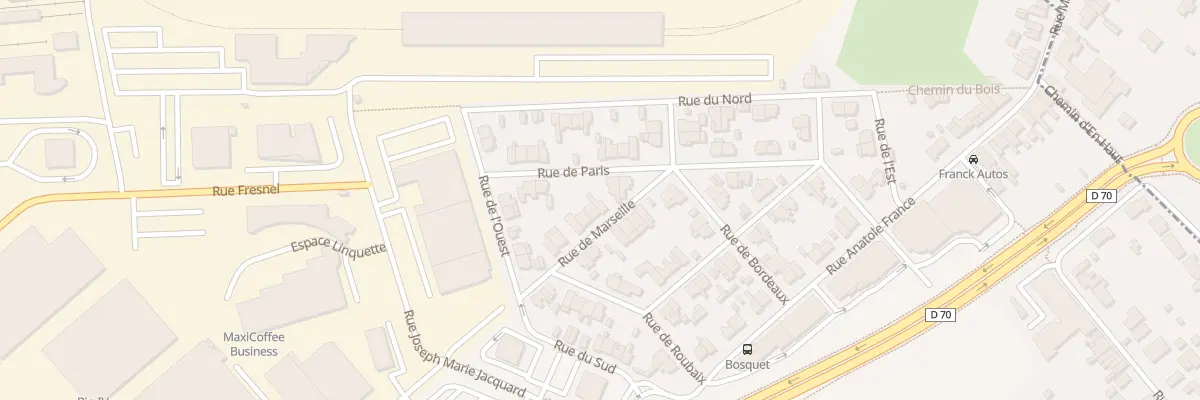 Plan du 1 Rue de Marseille à Petite-Forêt