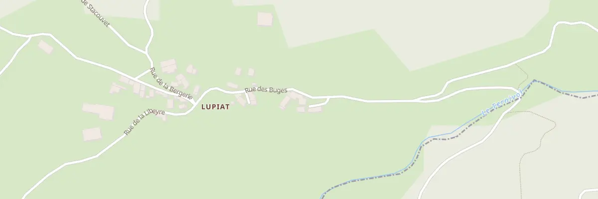 Plan du 5089 Lupiat à Agnat