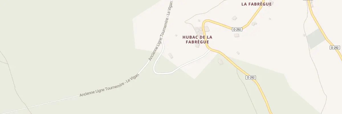 Plan du 5281 Hubac de la Fabregue à Arrigas
