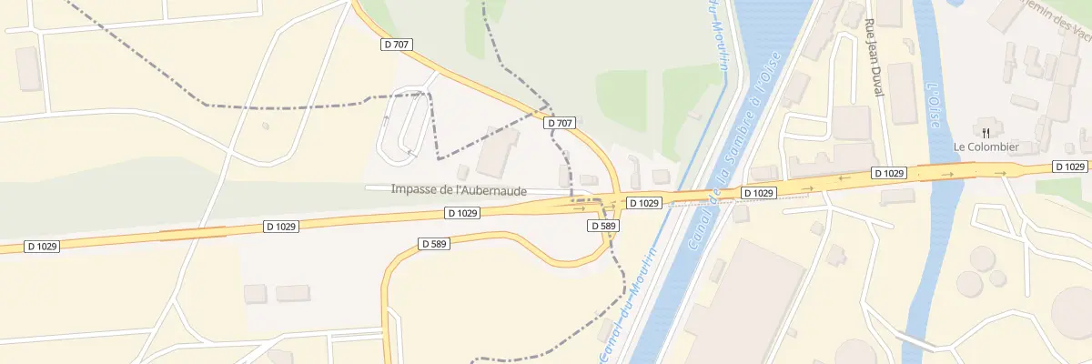 Plan du 5001 Che de l’Aubernaude à Origny-Sainte-Benoite