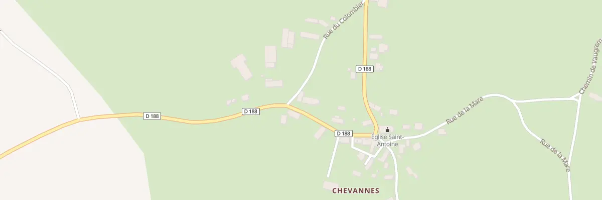 Plan du 5 Rue de l’Église à Billy-Chevannes