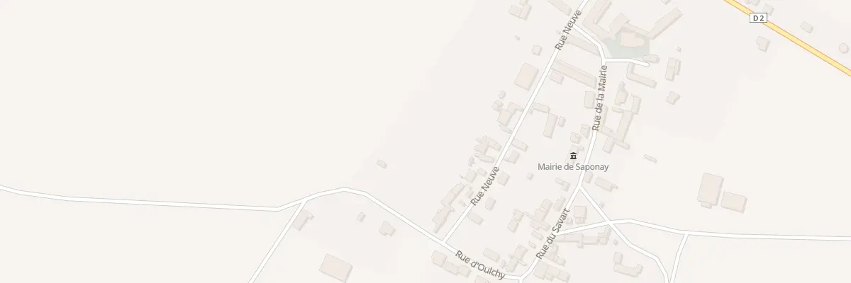 Plan du 20 Rue Neuve à Saponay