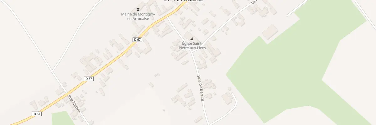 Plan du 12 Rue de Bernot à Montigny-en-Arrouaise