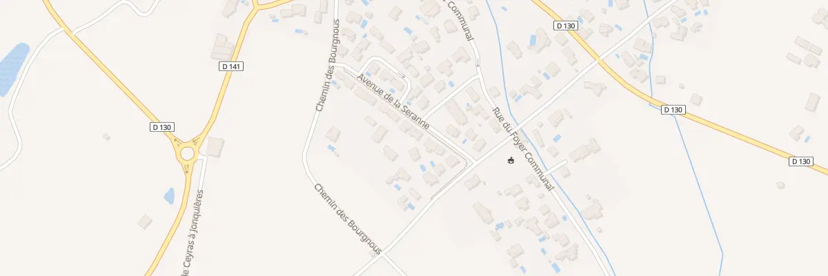 Plan du 138 Av de la Seranne à Jonquières