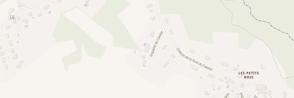 Plan du 6 Imp du Cassiot à Saint-Yorre