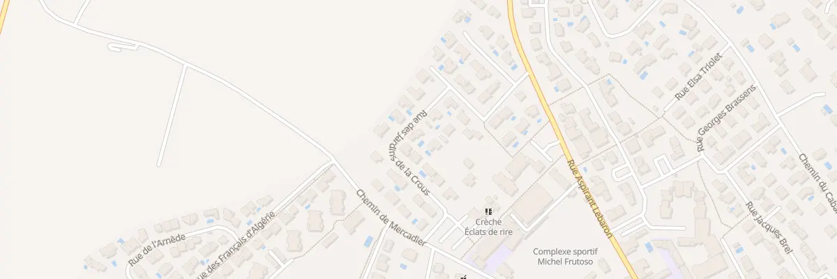 Plan du 23 Rue des Jardins de la Crous à Montagnac