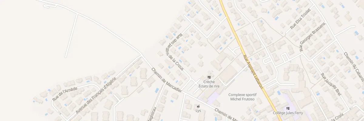 Plan du 29 Rue des Jardins de la Crous à Montagnac