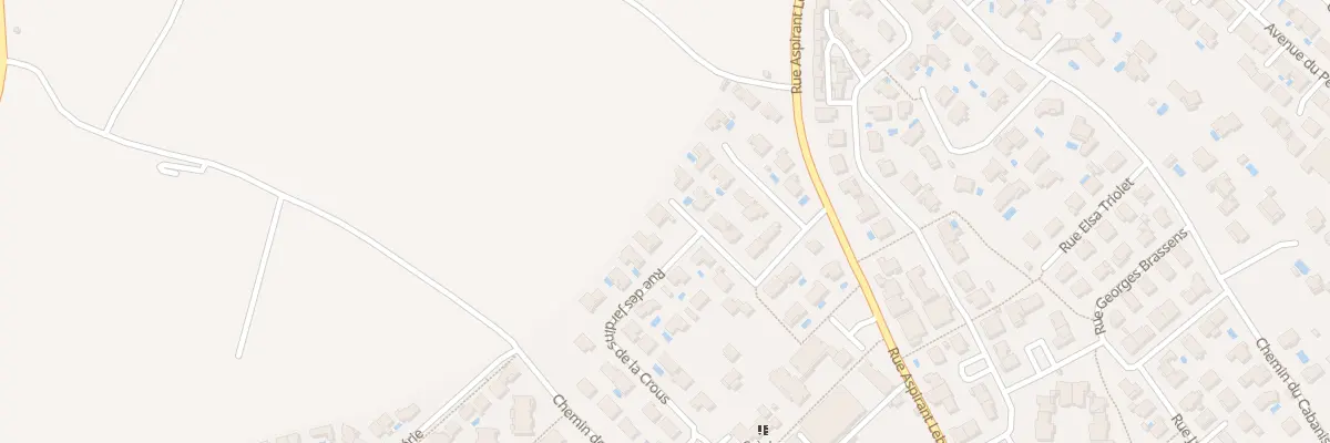 Plan du 34 Rue des Jardins de la Crous à Montagnac