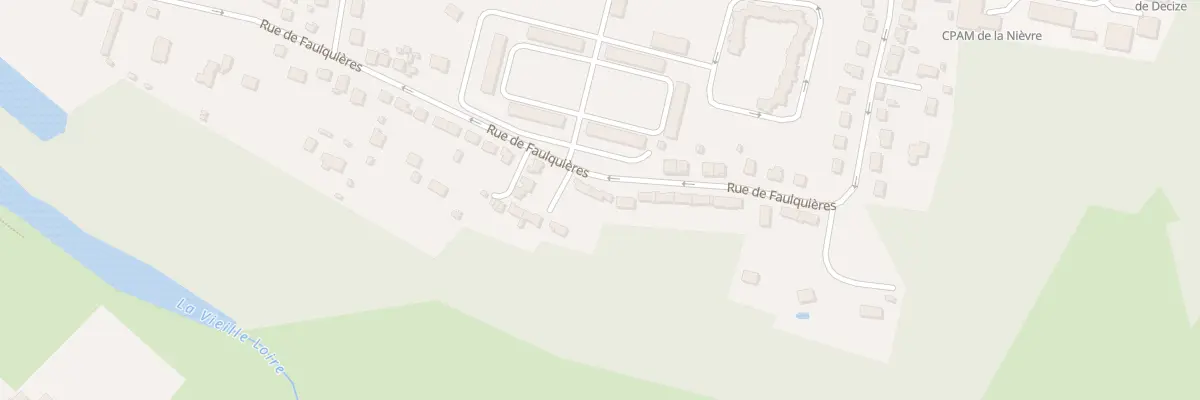 Plan du 77 Rue de Faulquières à Decize