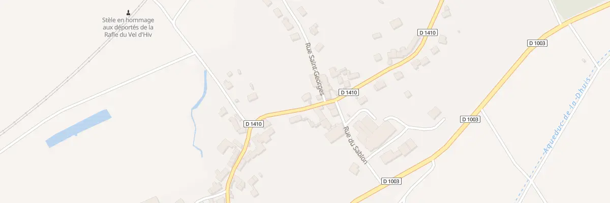 Plan du 1 Rue de la Herbennery à Fossoy