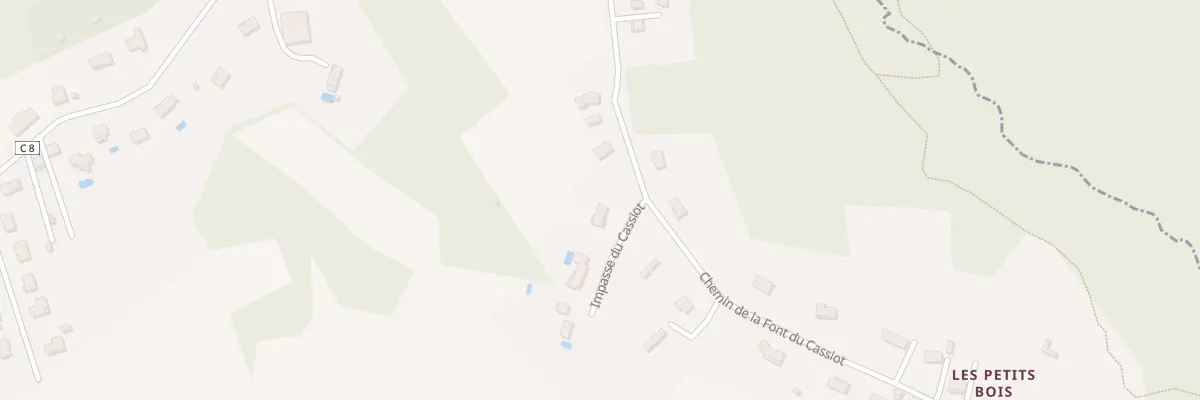 Plan du 4 Imp du Cassiot à Saint-Yorre