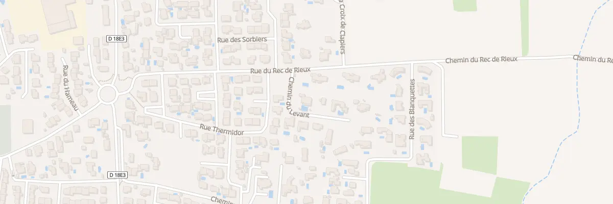 Plan du 1 Che du Levant à Florensac