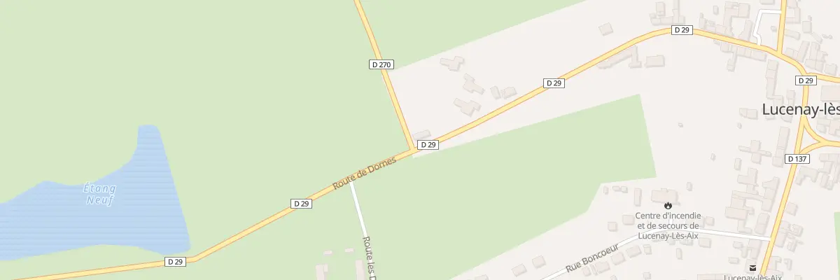 Plan du 26 Rte de Dornes à Lucenay-lès-Aix