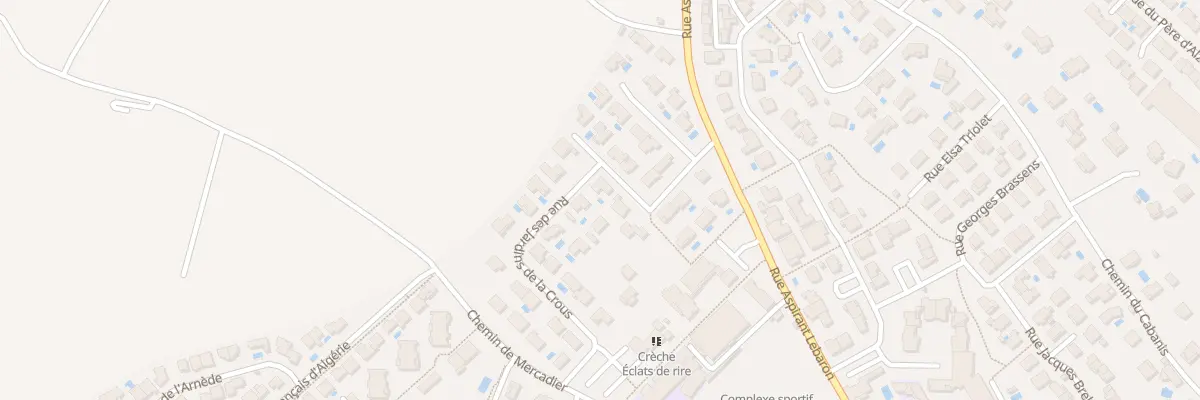 Plan du 15 Rue des Jardins de la Crous à Montagnac