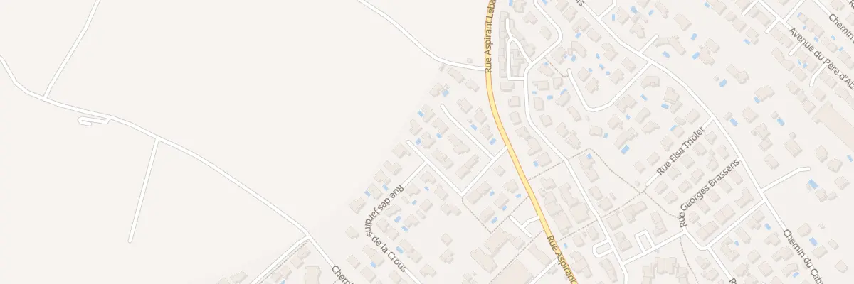 Plan du 30 Rue des Jardins de la Crous à Montagnac