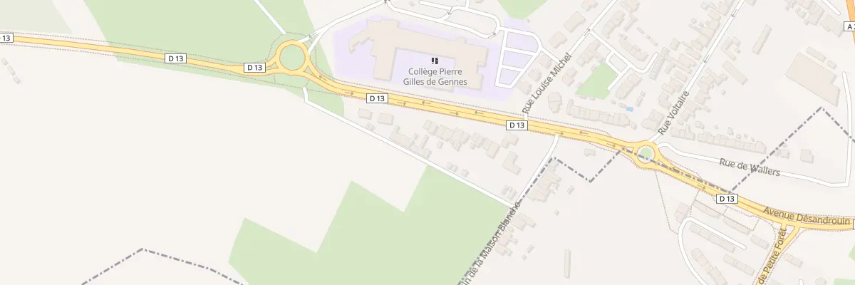 Plan du 19 Rue Ambroise Croizat à Petite-Forêt