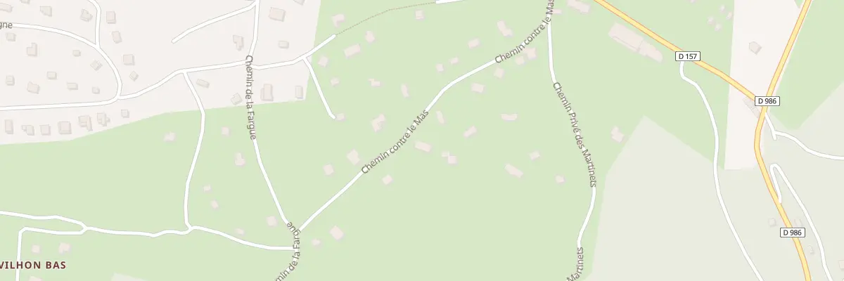 Plan du 5427 Contre Le Mas à Saint-Sauveur-Camprieu
