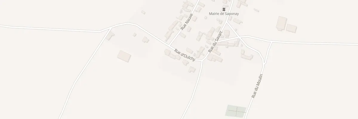 Plan du 5129 Rue d’Oulchy à Saponay