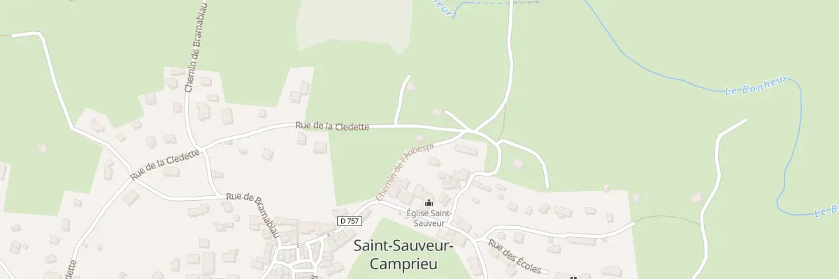 Plan du 5600 Camp de l’Olm à Saint-Sauveur-Camprieu