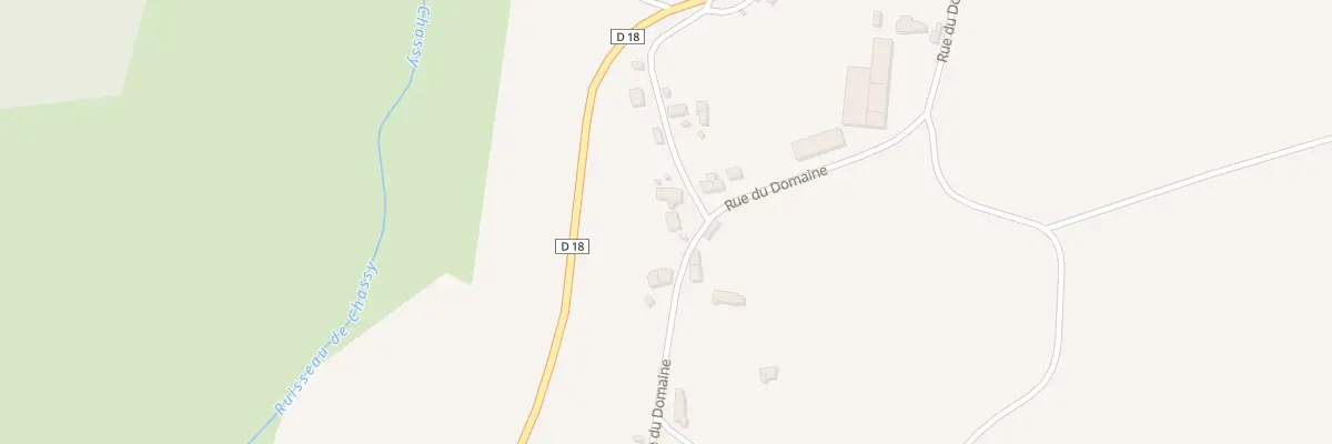 Plan du 8 Rue du Domaine à Ville-Langy
