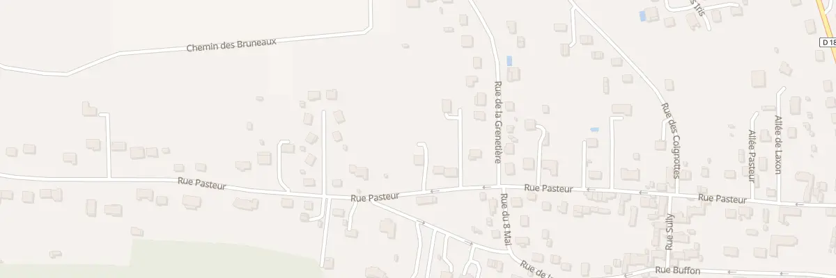 Plan du 22 Rue Pasteur à Laroche-Saint-Cydroine