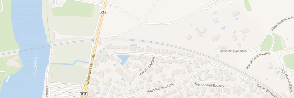 Plan du 4 Rue Achille Bautes à Agde