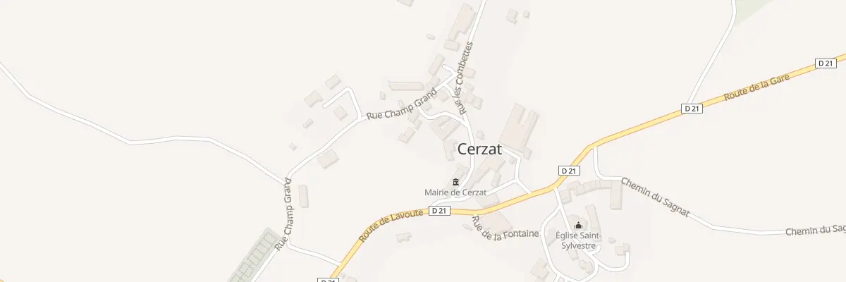 Plan du 5005 Cerzat Haut à Cerzat