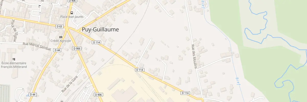 Plan du 27 Rue du Doc Eugene Phelip à Puy-Guillaume