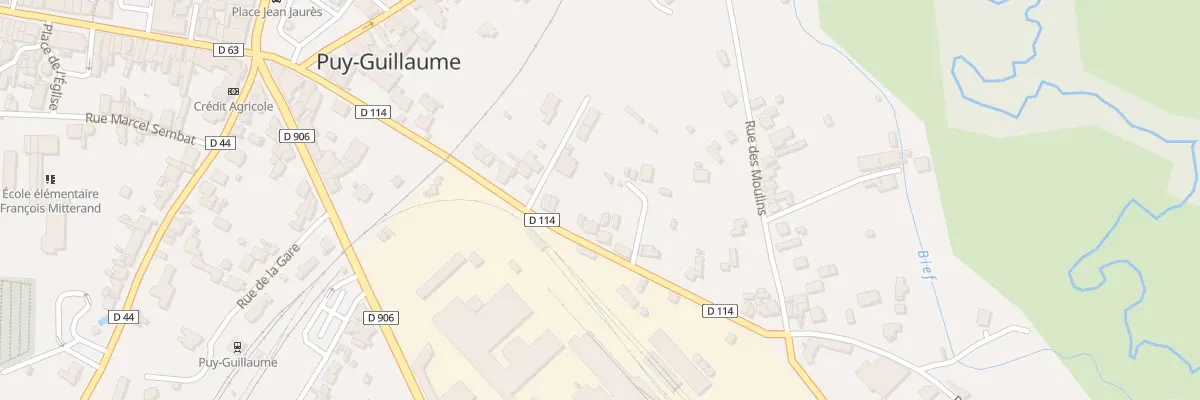 Plan du 21 Rue du Doc Eugene Phelip à Puy-Guillaume