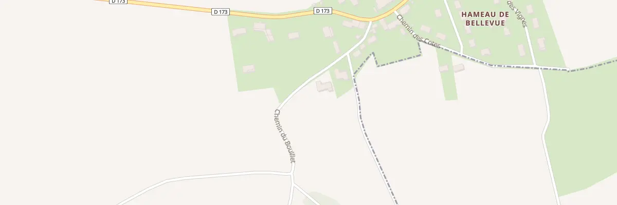 Plan du 155 Che du Bouillet à Saint-Félix