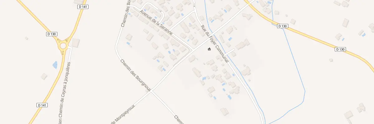 Plan du 1 Rue des Capriers à Jonquières
