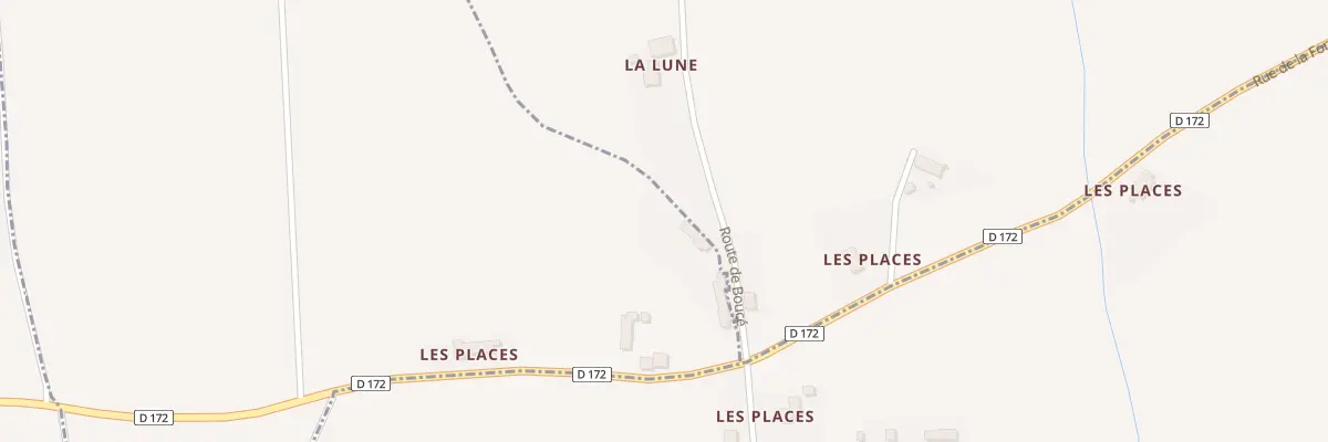 Plan du 5005 Les Places à Langy