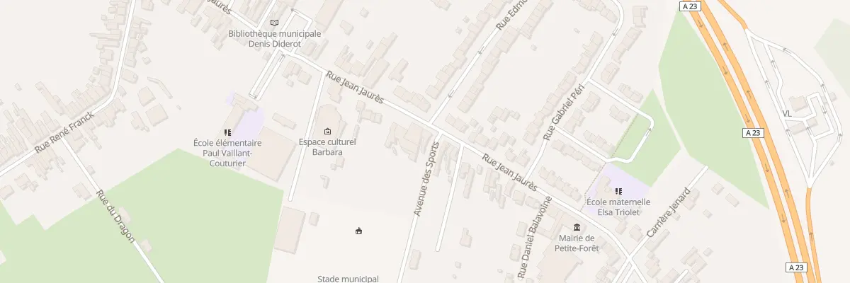 Plan du 50 Rue Jean Jaures à Petite-Forêt