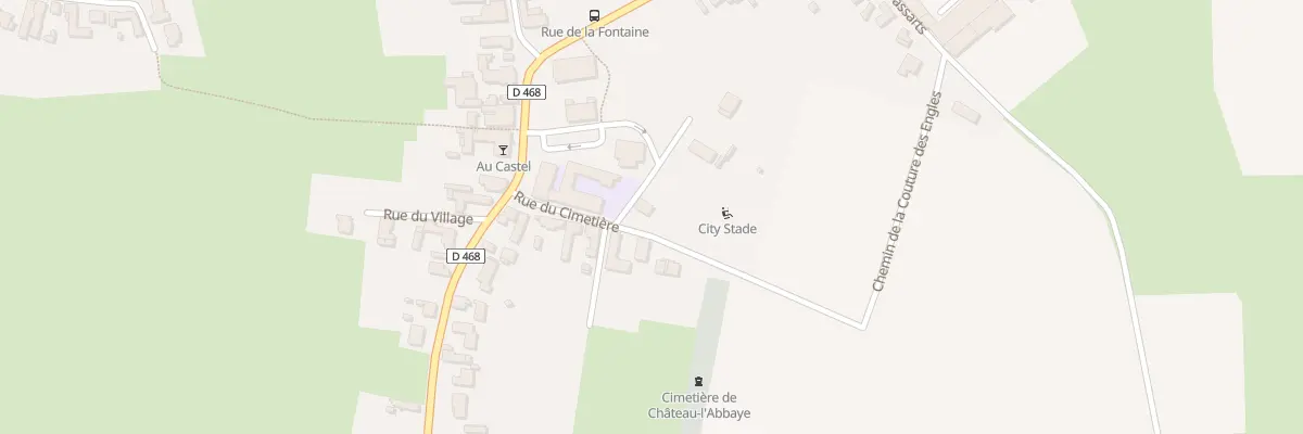 Plan du 3 Rue du Cimetiere à Château-l’Abbaye
