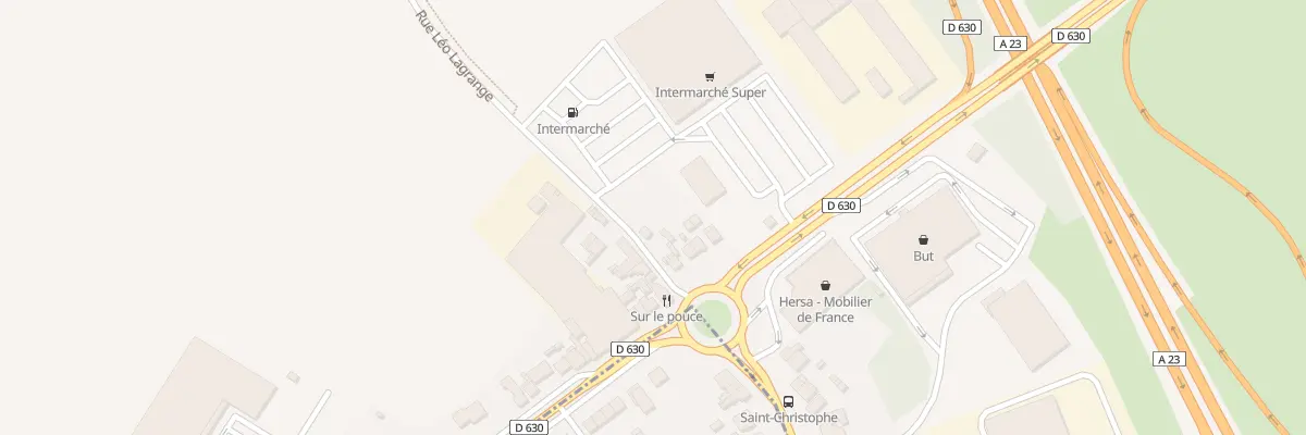 Plan du 1050 Av Jean Jaurès à La Sentinelle