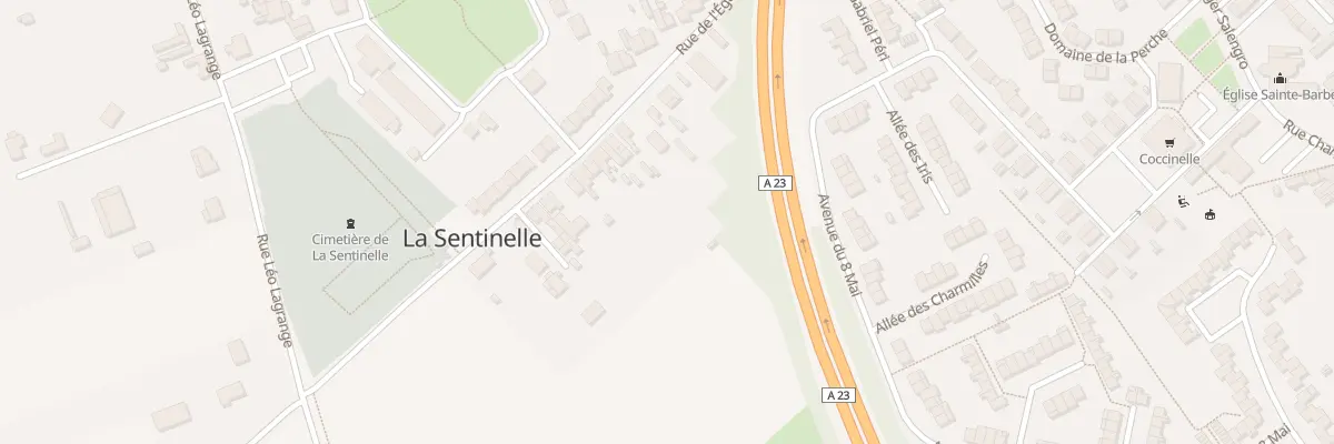 Plan du 331 Rue de l’Egalité à La Sentinelle