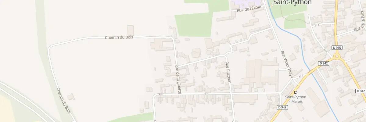Plan du 16 Rue Pasteur à Saint-Python